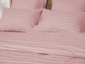 Постельное белье Soft pink, страйп-сатин