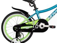 Детский велосипед Novatrack Katrina 16, год 2025, цвет Голубой-Зеленый