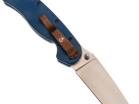 Складной нож Steelclaw Крыса, сталь AUS8, рукоять синяя микарта