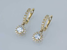 Серьги из желтого золота э0312сг12231252