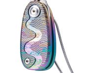 Складной нож-подвеска Sanrenmu 6178-TR, сталь Дамаск, рукоять титан