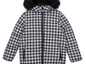 Куртка текстильная с полиуретановым покрытием для девочек