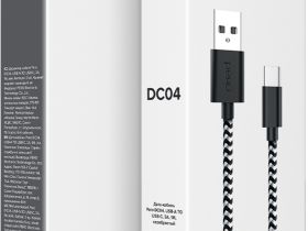 Кабель Pero DC-04 USB / USB-C 1 м Серебристый