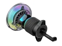 Автомобильный держатель WIWU Qi2 Aurora CH-324 MagSafe в воздуховод для смартфона (Black)