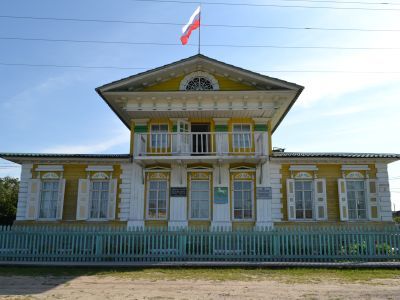 Деревянный дом, построенный ссыльными поляками, участниками восстания 1863-1864 гг.