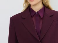 Однобортный жакет, Фиолетовый