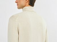 Базовый джемпер с содержанием шерсти, Бежевый