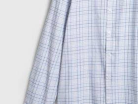 Рубашка в клетку, Белый