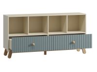 Стеллаж детский Финни 155x78 Серо-зеленый