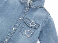 Рубашка джинсовая для маленькой девочки