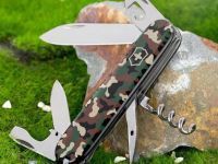 Нож перочинный Victorinox Climber, сталь X55CrMo14, рукоять Cellidor®, камуфляж, 14 функций, 91мм