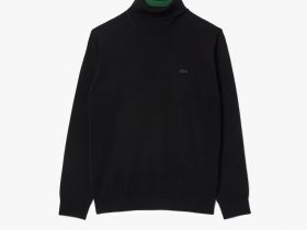 Мужская водолазка Lacoste из мериносовой шерсти