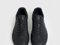 Кеды из микрофибры, Черный