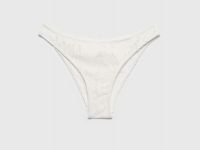 Плавки-бразилиана из ажурной ткани, Бежевый