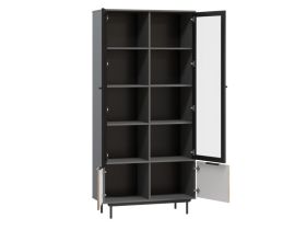 Витрина Леванте 2-97x205 Графитовый