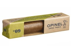 Складной нож Opinel №9, нержавеющая сталь, орех