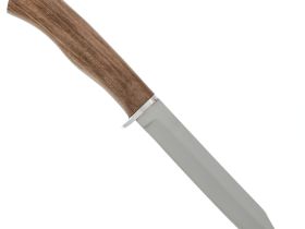 Походный нож Щука, сталь 65х13, рукоять орех