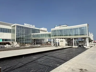 Аэровокзальный комплекс Мирного готов более чем на 90%