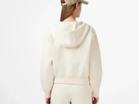 Женская толстовка Lacoste с капюшоном на молнии классического кроя