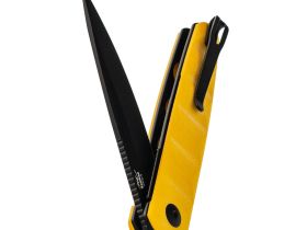 Складной нож Kizer Bamboo, сталь Nitro-V, рукоять G10, желтый