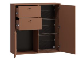 Обувница подвесная Сайрис 98x99 Терракотовый