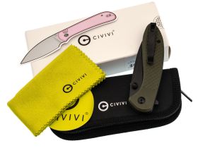Складной нож CIVIVI Faeger, сталь 14C28N, рукоять G10, зеленый