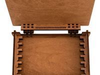 Деревянная шкатулка для хранения 6-ти брусков, 200 мм