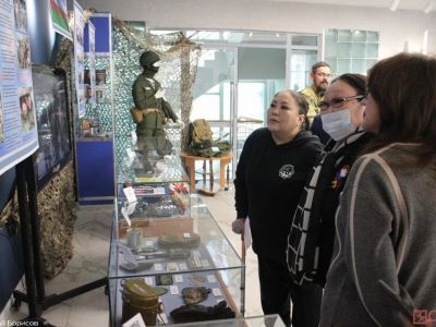 Выставка «Время выбрало нас» об участниках СВО открылась в Якутске