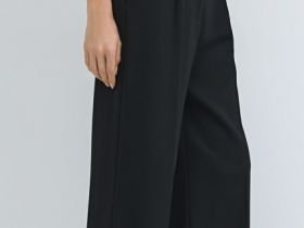 Прямые классические брюки, Черный