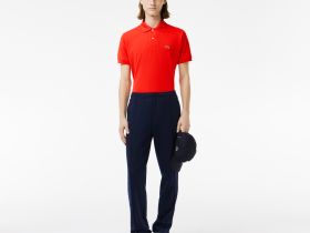 Мужское поло Lacoste L1212 классического кроя