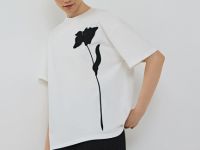 Футболка оверсайз с вышивкой, Белый