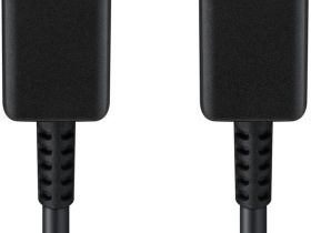 Кабель Samsung Type-C/Type-C 3А 1.0m (черный) (EP-DA705)