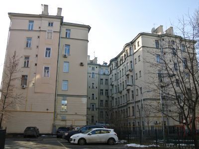 Дом, где в квартире Е.М.Пешковой 20 октября 1920 г. Ленин Владимир Ильич встретился с А.М.Горьким и слушал "Аппасионату" Бетховена