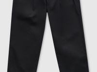 Брюки из хлопка полуприлегающего силуэта