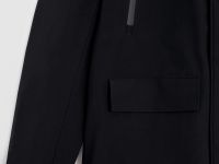 Пуховое полупальто прямого силуэта