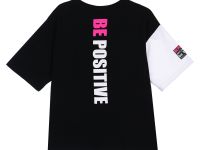 Фуфайка трикотажная для девочек (футболка)