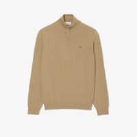 Мужской свитер Lacoste с высоким воротником и застежкой-молнией