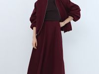 Базовый топ в рубчик, Коричневый