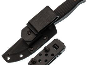 Нож Hot Knife Hoot, сталь D2 cerakote bronze, рукоять G10, черный