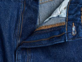 Джинсы Barrel с высокой посадкой, Синий