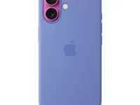 Чехол-накладка Silicone Case with MagSafe для iPhone 16 (Periwinkle)