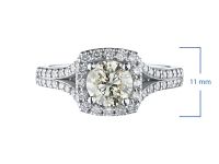 Кольцо из белого золота э4712кц10174800