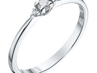 Кольцо из белого золота с бриллиантами э0901кц04152600