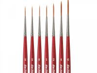 Кисть синтетика №4 круглая риггер Da Vinci Cosmotop 1280 короткая ручка