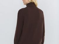 Водолазка из шерсти мериноса, Коричневый