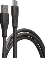 Кабель VLP Lite Color Line USB / USB-С 1 м 3 А Чёрный