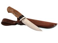 Охотничий нож Воронёнок, сталь M398, рукоять карельская береза