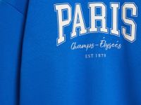 Свитшот с принтом, Синий