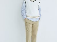 Жилет для мальчиков, Белый