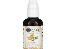 Garden of Life, MyKind Organics, спрей с органическим витамином C, вкус апельсина и мандарина, 58 мл (2 жидкие унции)